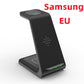 3 In 1 Fast Charging Station Wireless Charger Stand Wireless Quick Charge Dock For Phone Holder