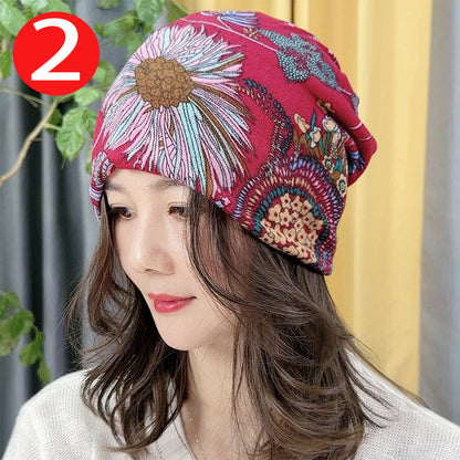 Cold-proof Twisted Hat Riding Fashion Scarf And Hat